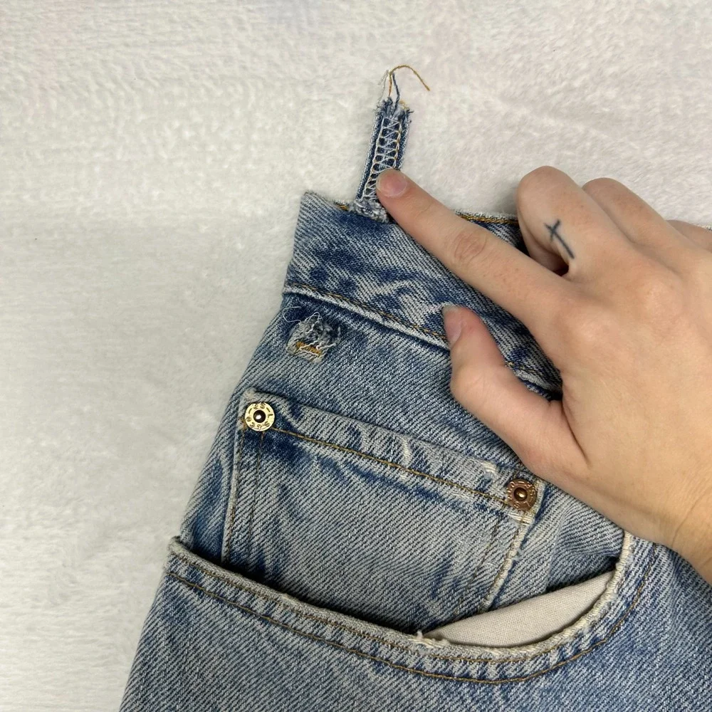 Levi's 560 Loose‎ Fit Tapered Leg Jeans Men Blue Denim Pockets Classic - 37X31.5